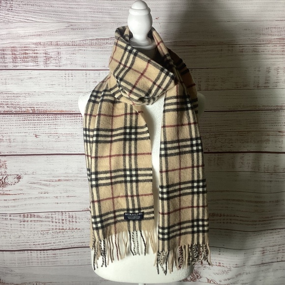 Burberry Accessories - Burberry London Nova Check 100% Lambswool Scarf
